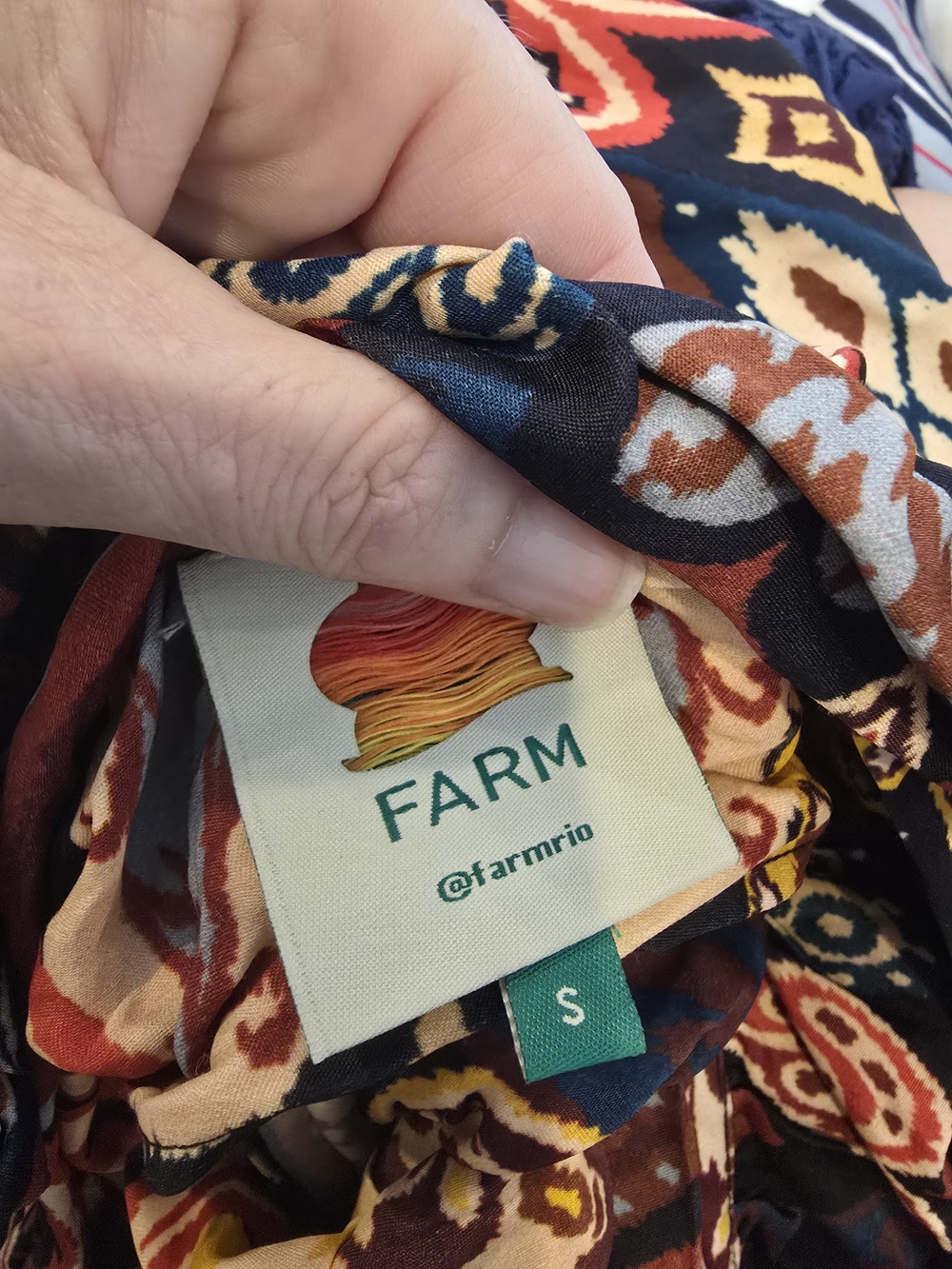 Bohemian Heart Print Maxi Dress in Multi - Picture 3 of 4